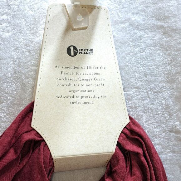 NWT Quagga Solid Color Cotton Scarf - Picture 7 of 9